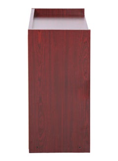 AFT Modern Shoe Cabinet Rack Storage Bench Open Design With 2 Shelves - Durable Mdf Design. Elegant Mdf Shoe Rack: Organized Shelves. Stylish Storage Solution. Perfect For Any Entryway, Living Room, Hallway, Closet And Garage, Dining Room Or Bedrooms. Space-saving Design, Organize Your Footwear Effortlessly Mahogany Brown Arfan  - Image 4