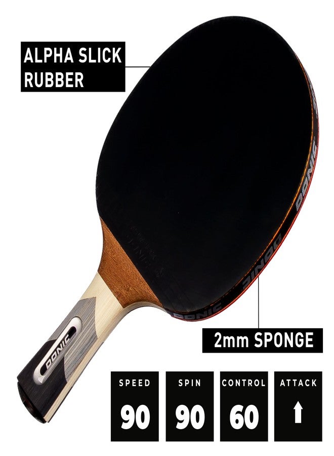 Schildkröt DONIC Waldner 800 Wood Table Tennis Racket/Bat, Colour - Black/Brown - Image 3