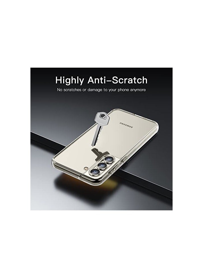 جي تيك حافظة JETech مغناطيسية لهاتف Samsung Galaxy S23 مقاس 6.1 بوصة، متوافقة مع MagSafe، غطاء هاتف واقٍ مقاوم للصدمات، ظهر صلب شفاف من البولي كربونات (شفاف) - Image 4