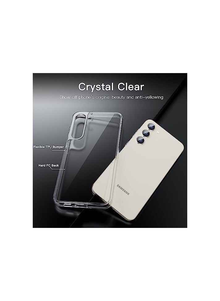 جي تيك حافظة JETech مغناطيسية لهاتف Samsung Galaxy S23 مقاس 6.1 بوصة، متوافقة مع MagSafe، غطاء هاتف واقٍ مقاوم للصدمات، ظهر صلب شفاف من البولي كربونات (شفاف) - Image 2