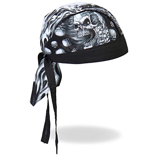 Hot Leathers - HWH1014 Assassin Head Wrap (Black) - Image 4