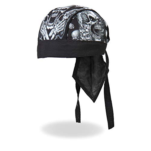 Hot Leathers - HWH1014 Assassin Head Wrap (Black) - Image 1