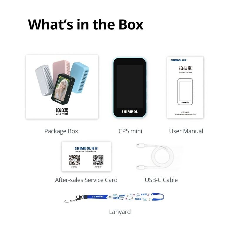 Shimbol CP5 Mini 2.2 inch 1080p Full HD Phone Selfie Monitor for iPhone Android Blue - Image 4