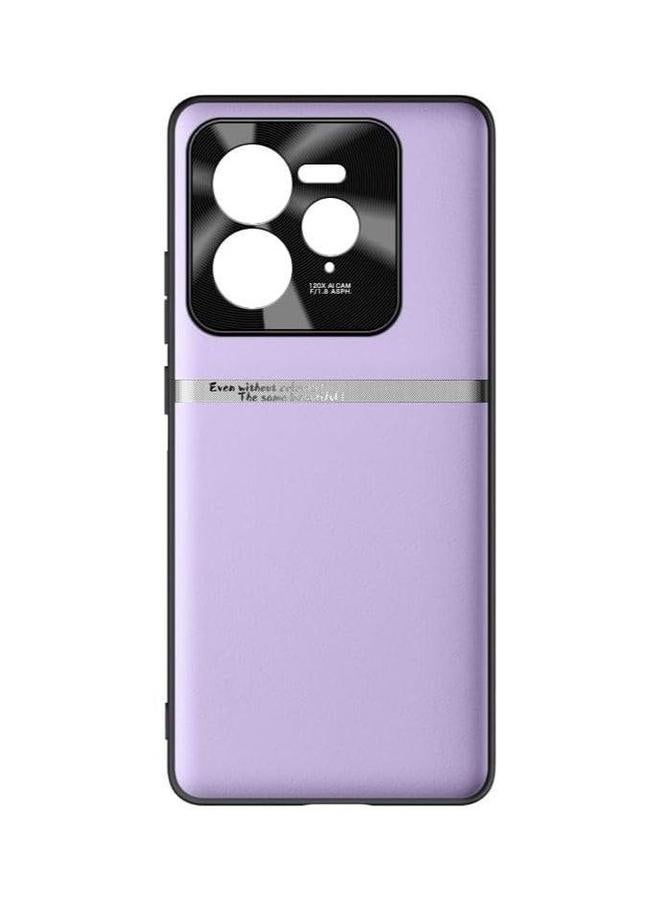 Case Compatible with Realme GT 7 Pro 5G Case, Liquid Vegan PU Leather Soft TPU Edge Anti-Fingerprint Shockproof Protective Back Cover for GT7 