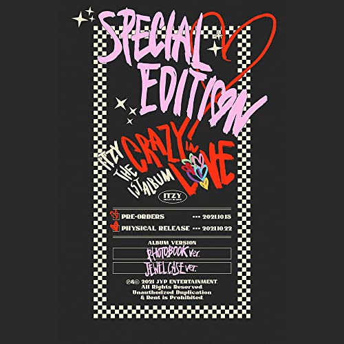 ITZY - [ SPECIAL EDITION] Crazy In Love The 1st Album + Extra Photocards Set (Jewel case ver.), Purple - Image 2