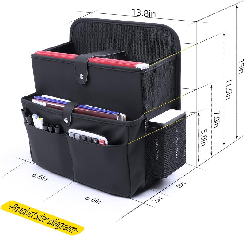 TAIKOO Car File Organizer - Large Capacity A4 Document Storage Bag - Image 5