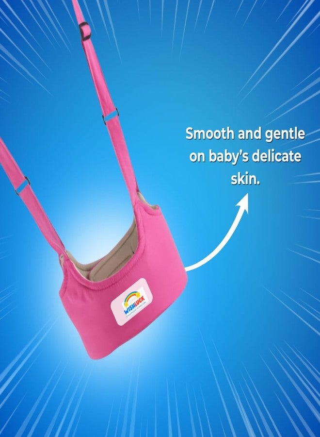 WishLuck Baby Walking Harness Assistant for 1-2 Years Adjustable Safety Support Belt Toddler Walking Trainer Baby Walker Helper for Learning First Steps Boys and Girls - Image 3