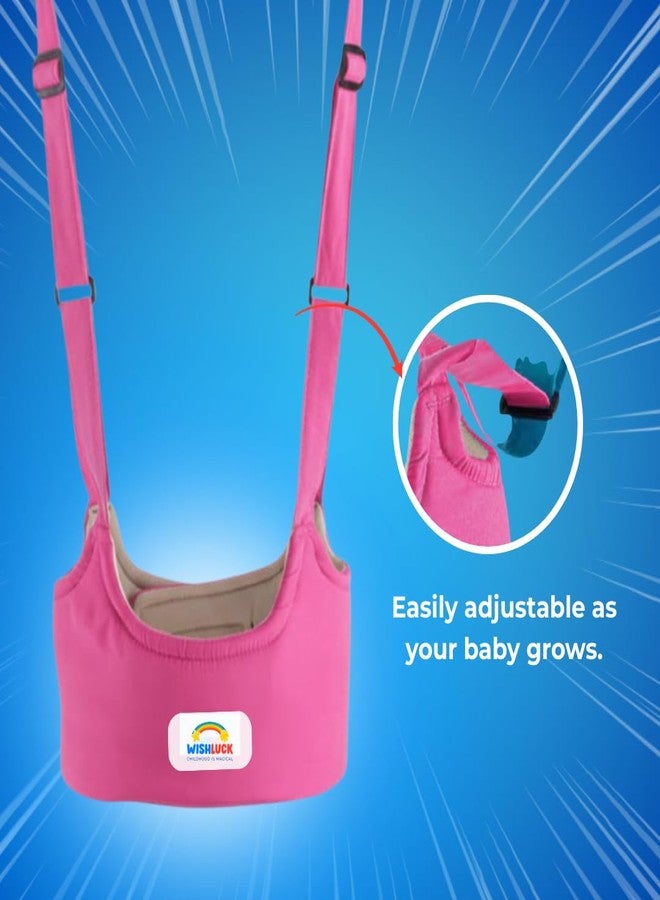 WishLuck Baby Walking Harness Assistant for 1-2 Years Adjustable Safety Support Belt Toddler Walking Trainer Baby Walker Helper for Learning First Steps Boys and Girls - Image 4