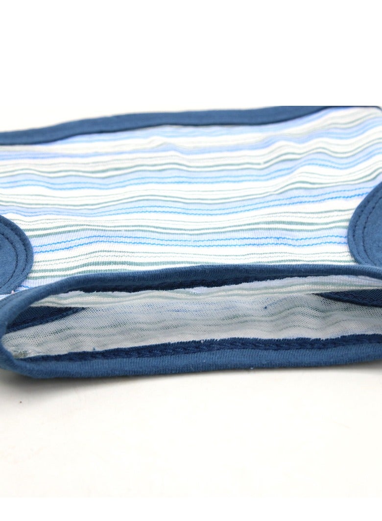 xozgdovg ملابس قطط للبنات والأولاد سترة قطط ملابس صيفية للحيوانات الأليفة ملابس قابلة للتنفس ملابس مخططة سترة جرو ملابس للحيوانات الأليفة مناسبة لوزن 6-8 باوند - Image 2