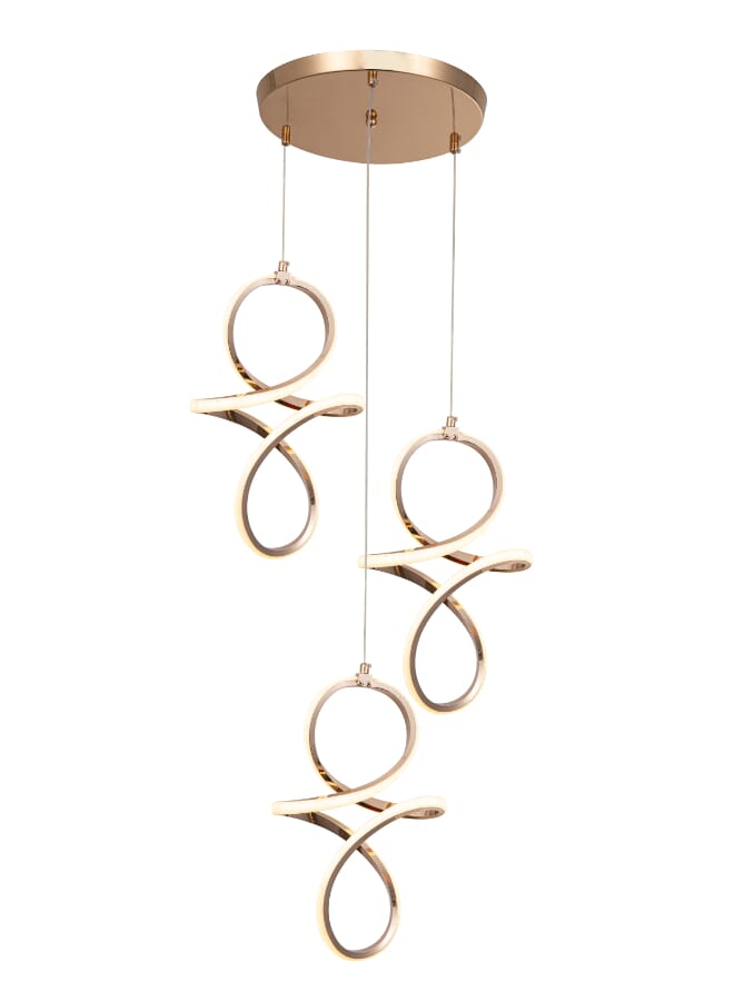 بيست باور مصباح معلق LED ثلاثي حديث 7187-3 إضاءة داخلية ليد مع إضاءة رائعة| تركيبات سقف أنيقة للديكورات الداخلية الحديثة - Image 2