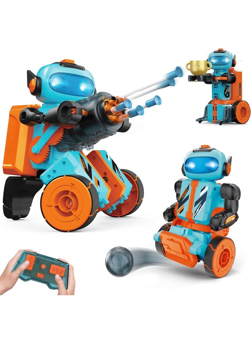 YelaJoy STEM Robot Building Toys,3-in-1 Remote Control,Programming Robotics Kit,Electric Science Projects - Image 1