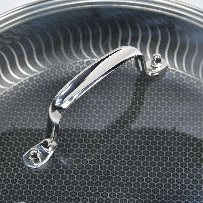 MOJIRE 11 IN Glass Lid with Stainless Steel Handle for Frying Pan, Tempered Replacement Cover Compatible for All Cookware for Skillets, Round Cast Iron Aluminium, Stainless Steel Pans & Pots 276mm-292mm - Image 5