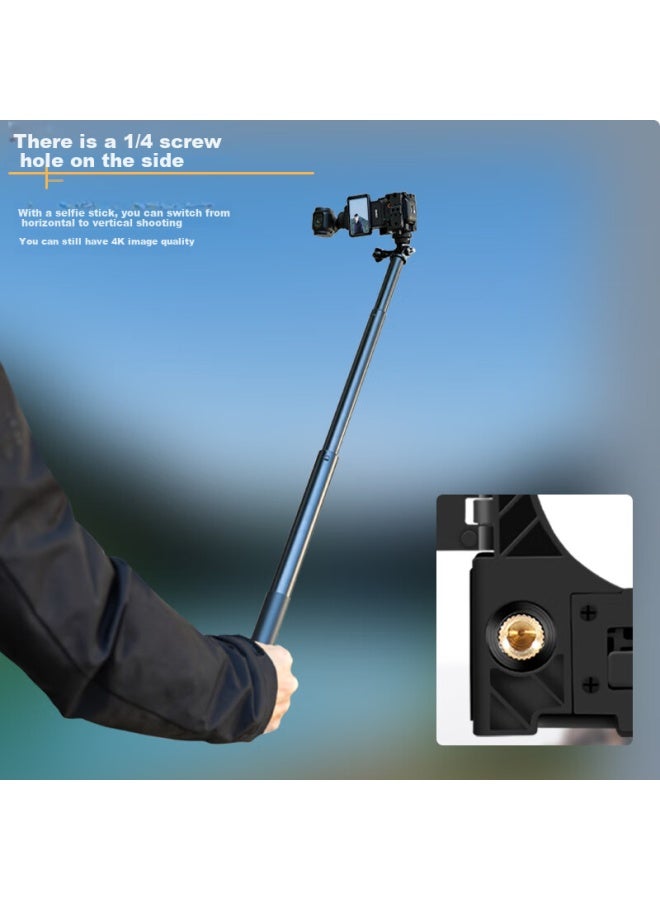 Odd Leaves Qiye Extension Pole Selfie Stick Tripod, 1.5 Meter Extended Pole Bracket, Suitable For Dji Pocket 3, Lingmou Camera Accessories, Pocket 3 Phone Clamp, Pocket 2 - Image 5