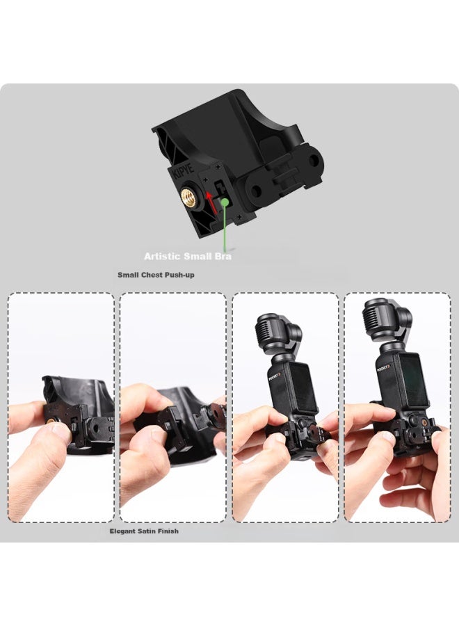 Odd Leaves Qiye Extension Pole Selfie Stick Tripod, 1.5 Meter Extended Pole Bracket, Suitable For Dji Pocket 3, Lingmou Camera Accessories, Pocket 3 Phone Clamp, Pocket 2 - Image 4