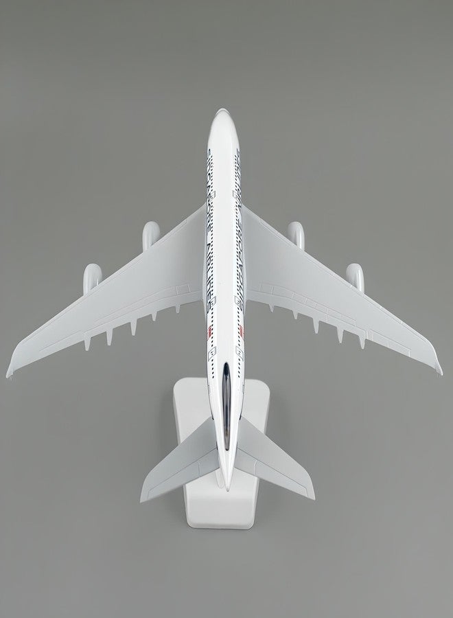 FAVHOME Singapore Airlines Airbus A380-800 Diecast Airplane Model - 1:400 Scale (18cm) Metal Aircraft with Stand - Collector's Edition Gift for Adults & Kids - Image 3