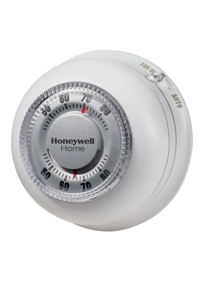 Honeywell Honeywell Home CT87N1001 The Round Non-Programmable Manual Thermostat, Large, White - Image 2