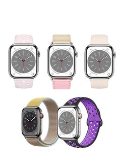 White/Brown/Pink/Lightpink/Purple/Yellow