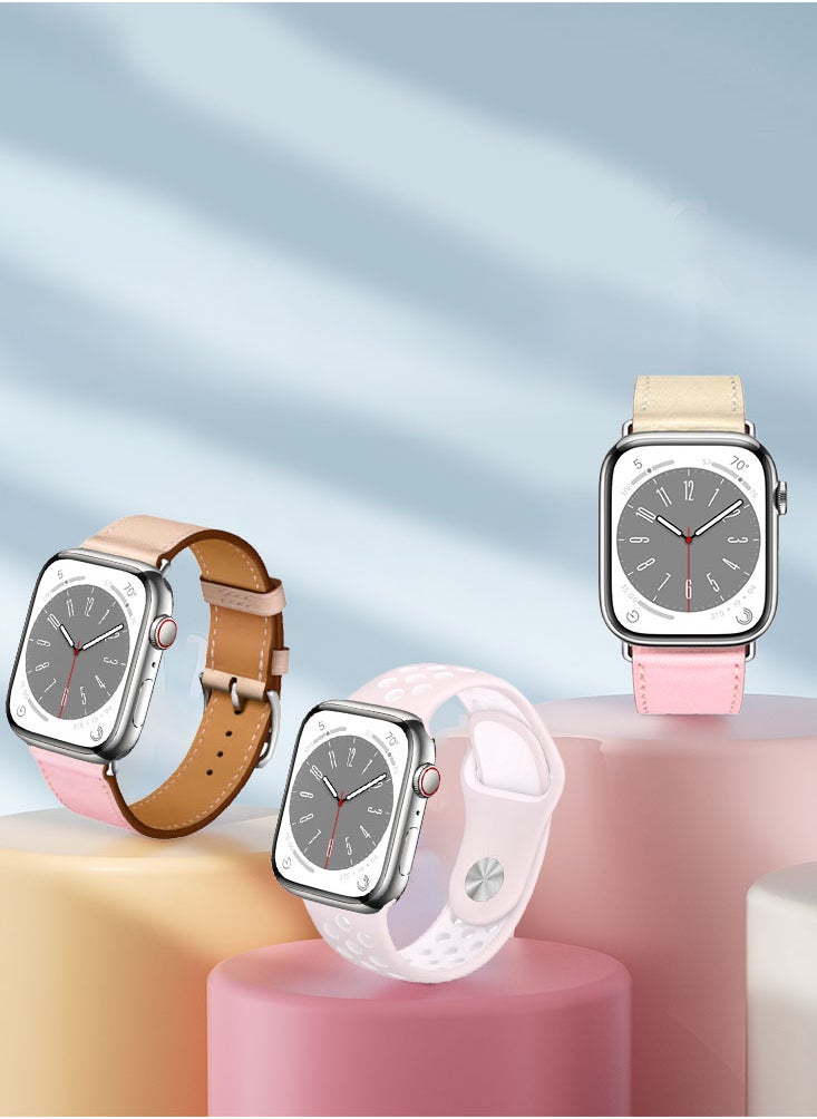 Perfii - 5pcs Watch Bands Replacement for Apple Watch Strap Compatible with Apple Watch 49/46/45/44/42mm Series 10/9/8/7/6/5/4/SE/Ultra - Image 1