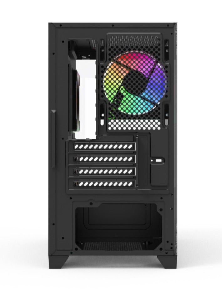 Hook HOOK GAMING PC CASE BOLT with 4 ARGB FANS + HUB AND REMOTE (Black)  - Image 5