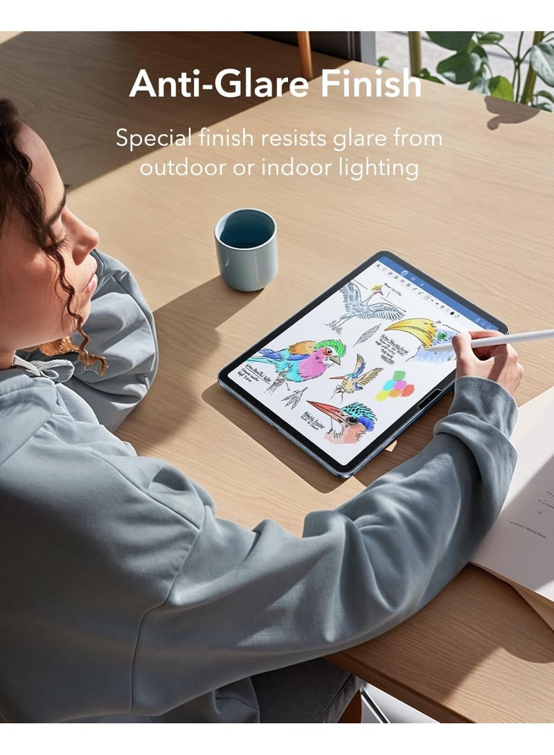 Muzz (MATTE) Screen Protector for iPad (A16) 11th/10th Generation, Transparent Matte Finish, Easy Installation, for Notetaking and Drawing, 2 Pieces (This si Flexible Film Not A Tempered GLass) - Image 4