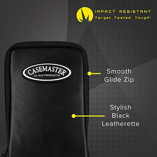 CASEMASTER Mini Pro Black Leather Dart Case - Image 4