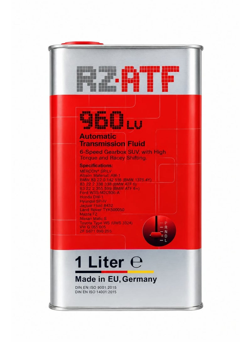 رزويل RZoil RZ 960 LV SP-IV – AW-1 – Matic S زيت ناقل حركة أوتوماتيكي – 1 لتر - Image 1