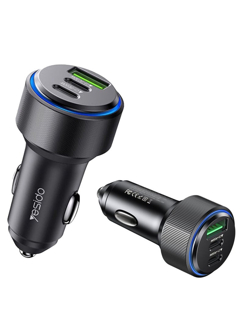 Yesido 60W Fast Car Charger  - Image 1