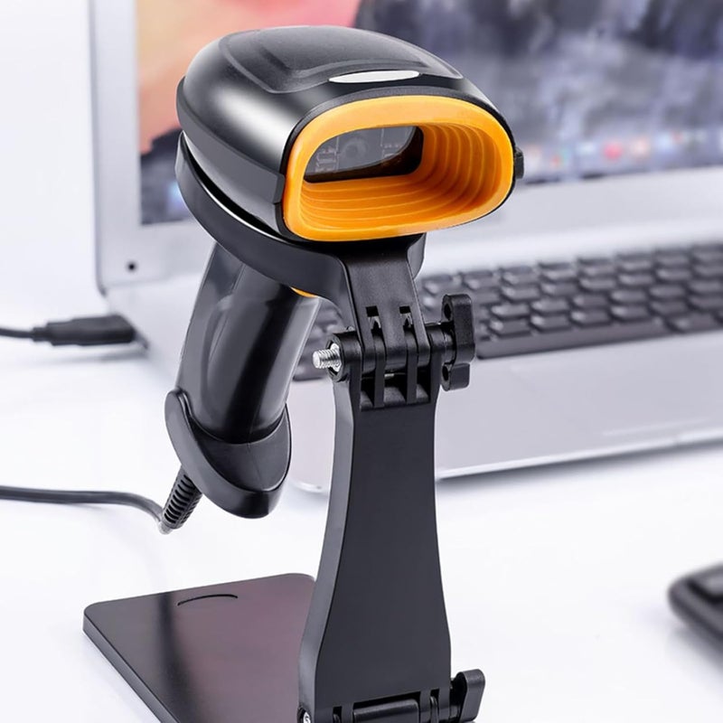 Foldable Universals Barcodes Readers Holder Adjustable Angled Design for Schools Supermarkets Offices Antislip Scanners Bracket for Logistics - Image 3