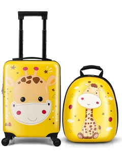 RATSAW Kids Carry On Luggage Set Hard Shell Travel Backpack Hardside Rolling Suitcase Spinner Wheels  - Image 1