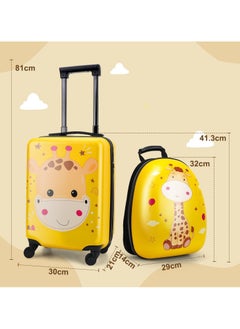 RATSAW Kids Carry On Luggage Set Hard Shell Travel Backpack Hardside Rolling Suitcase Spinner Wheels  - Image 2