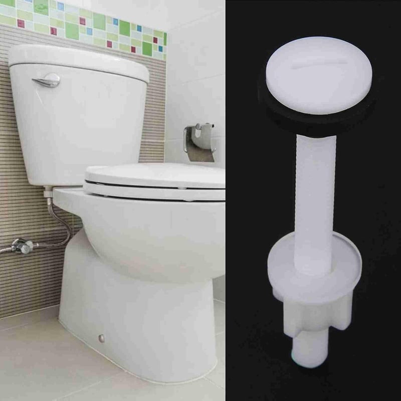 HAOHIZE Toilet Tank Plastic Bolts, 3 Pair Two piece Toilet Water Tank Screw Set Fixings Fitting Accessory Repairing Tools White Plastic Toilet Seat Screws Replacement - Image 5