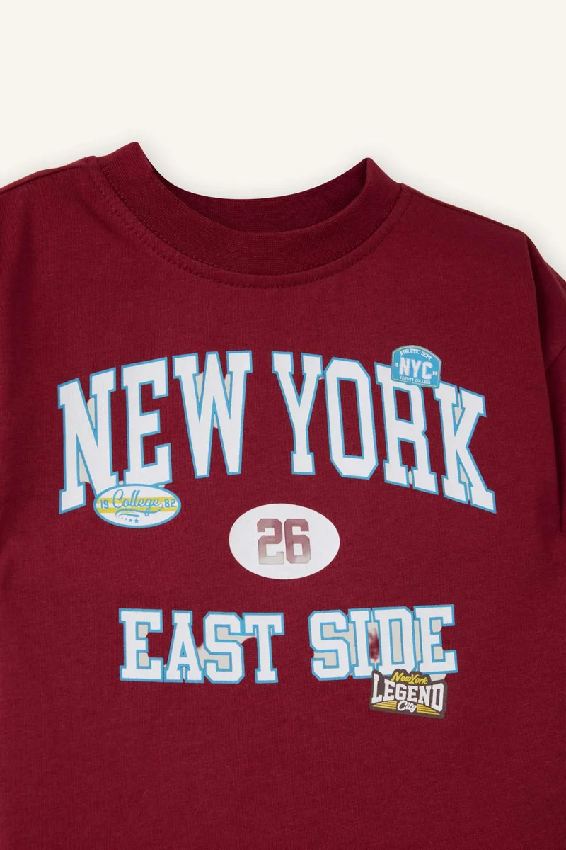 DeFacto Baby Boy Printed Oversize T-Shirt