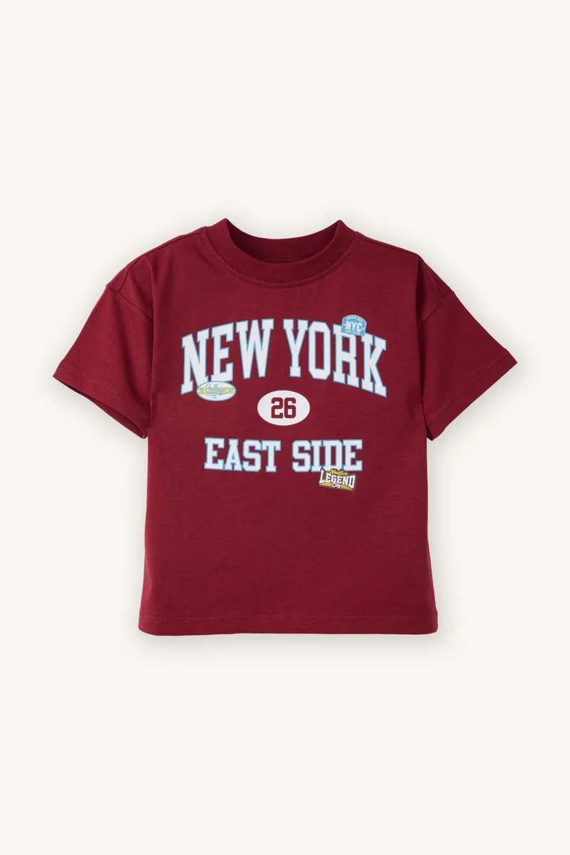 DeFacto Baby Boy Printed Oversize T-Shirt