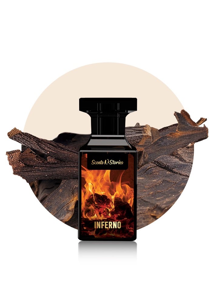 Scents N Stories - Inferno | Best Arabic Oud Fragrance | Long Lasting | for Men and Women | 50ml - Image 1