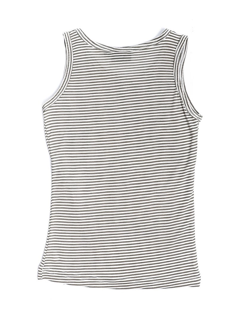 Andora Boys Striped & Printed Tank Top  - Image 2
