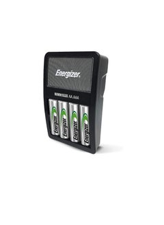 Energizer Energizer Rechargeable Aa And Aaa Battery Charger (Recharge Value) With 4 Aa Nimh Rechargeable Batteries, Black, 50608, Value Charger w/ 4-AA  - Image 2