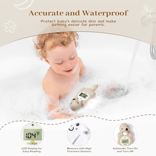 DoliWish Baby Bath Thermometer for Infants Digtal Baby Water Thermometer for Bathtub Temperature Measure,Safty Kids Bath Floating Toy - Image 3