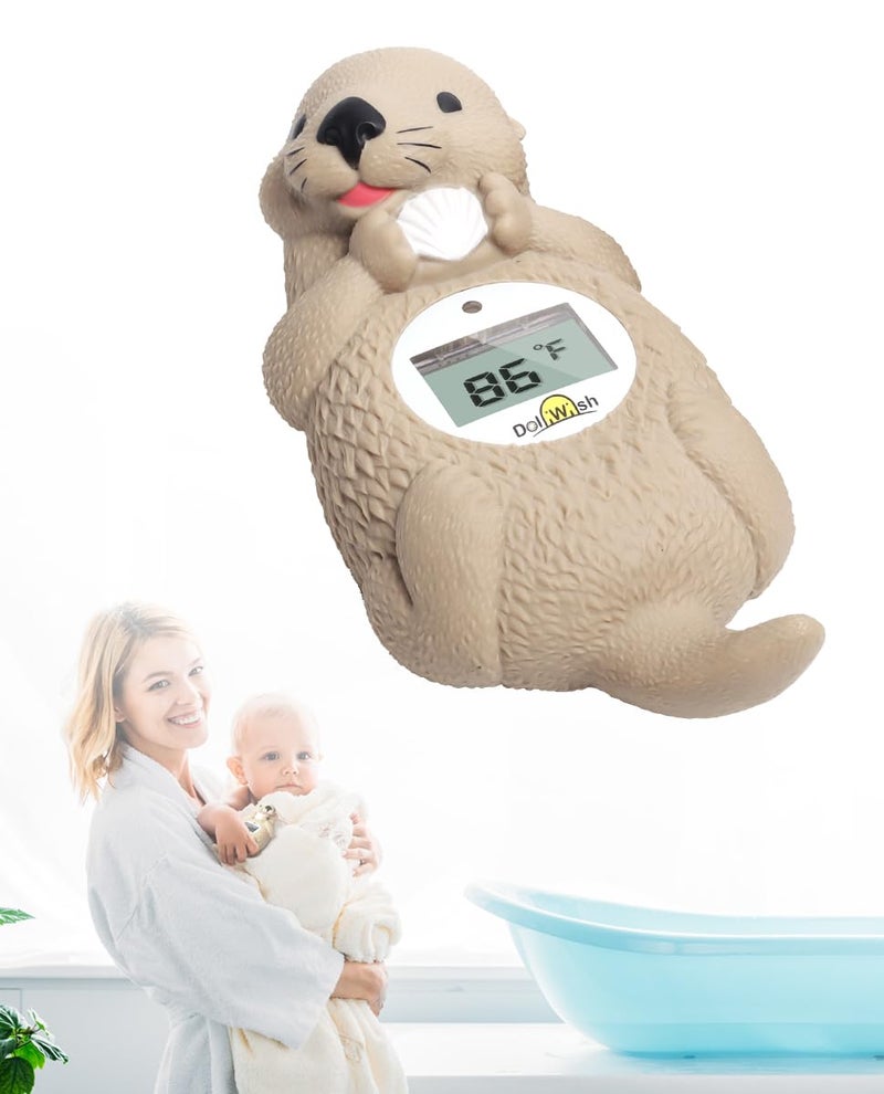 DoliWish Baby Bath Thermometer for Infants Digtal Baby Water Thermometer for Bathtub Temperature Measure,Safty Kids Bath Floating Toy - Image 1
