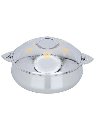 Lama Steel Food Container 3000 Ml Indian Gilded Silver - pzsku/ZC2A8B8A66CD0522D4ECEZ/45/_/1737886582/709f1a41-2aec-4329-a5d5-7d9cf31a5bce