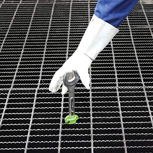 Peakworks Tool Tethering System, 1-15/16" x 9/16" Flat Clamp, HDPE, Green, V8561601 - Image 5