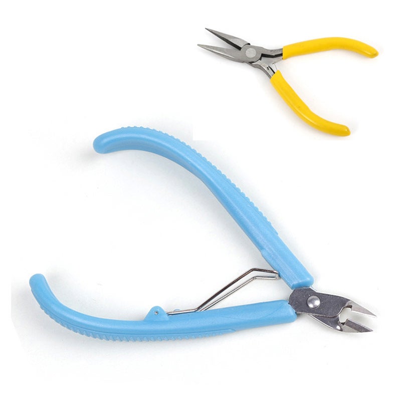 Metal Model Making Tools Toothless Flat Blade Etching Piece Pointed Nose Pliers/Styling Pliers Cutting Pliers Water Mouth Pliers - Image 2