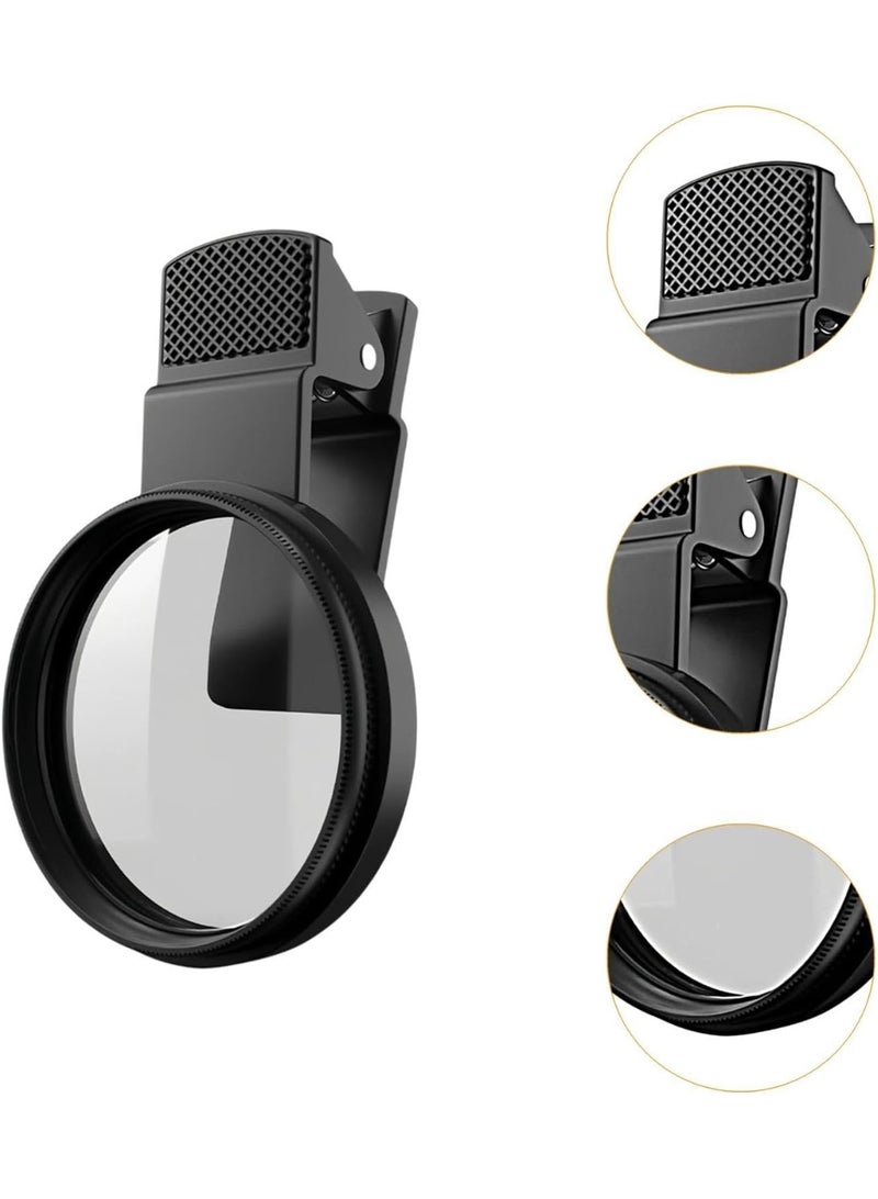 Clip-on CPL Mobile Phone Camera Lens Filter, Ultra-Thin Clip-on Round Polarized Filter Suitable for Smartphones - Enhanced Color Saturation, Reduced Glare, Portable and Detachable, Fits All Smartphones - Image 3