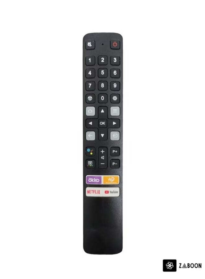 Zaboon Replacement Remote Control RC901V FMR8 Fit for TCL Smart LCD LED TVs
