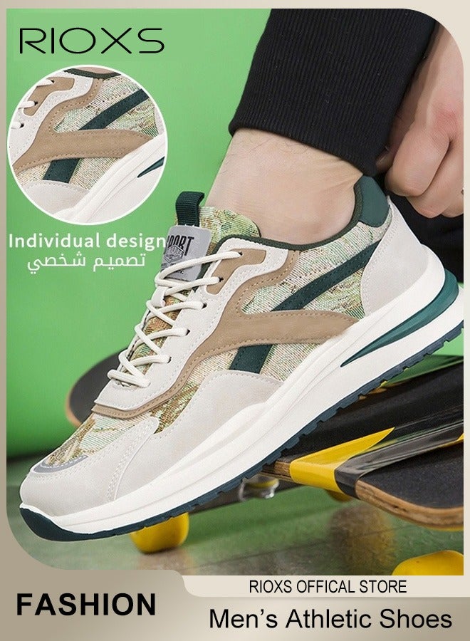 RIOXS Men's Trainers Shoes, Athletic Shoes For Men, Fashion Sports Shoes,  Breathable Sneakers, Comfort Fitness Shoes For Running Jogging Walking And Daily Wear  - Image 4