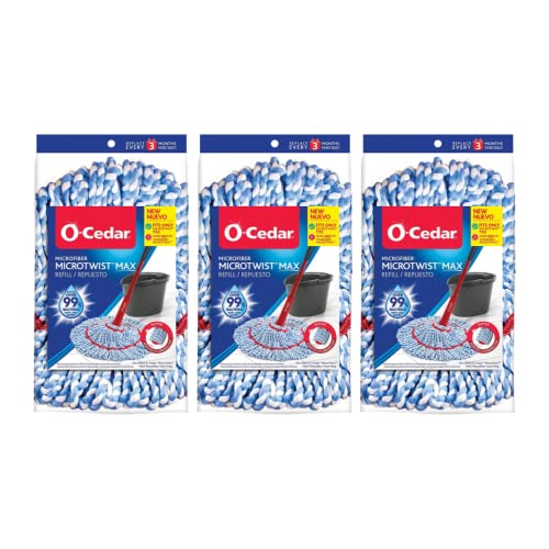 o cedar O-Cedar MicroTwist Microfiber Twist Mop Refill (Pack of 3) - Image 1