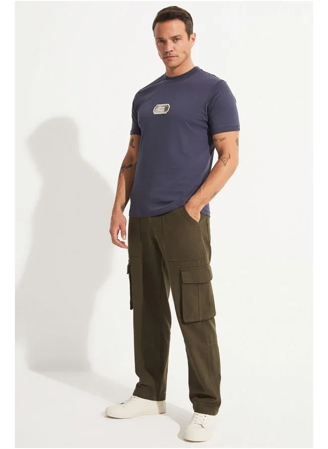 JUNE June Men Printed T-Shirt Indigo