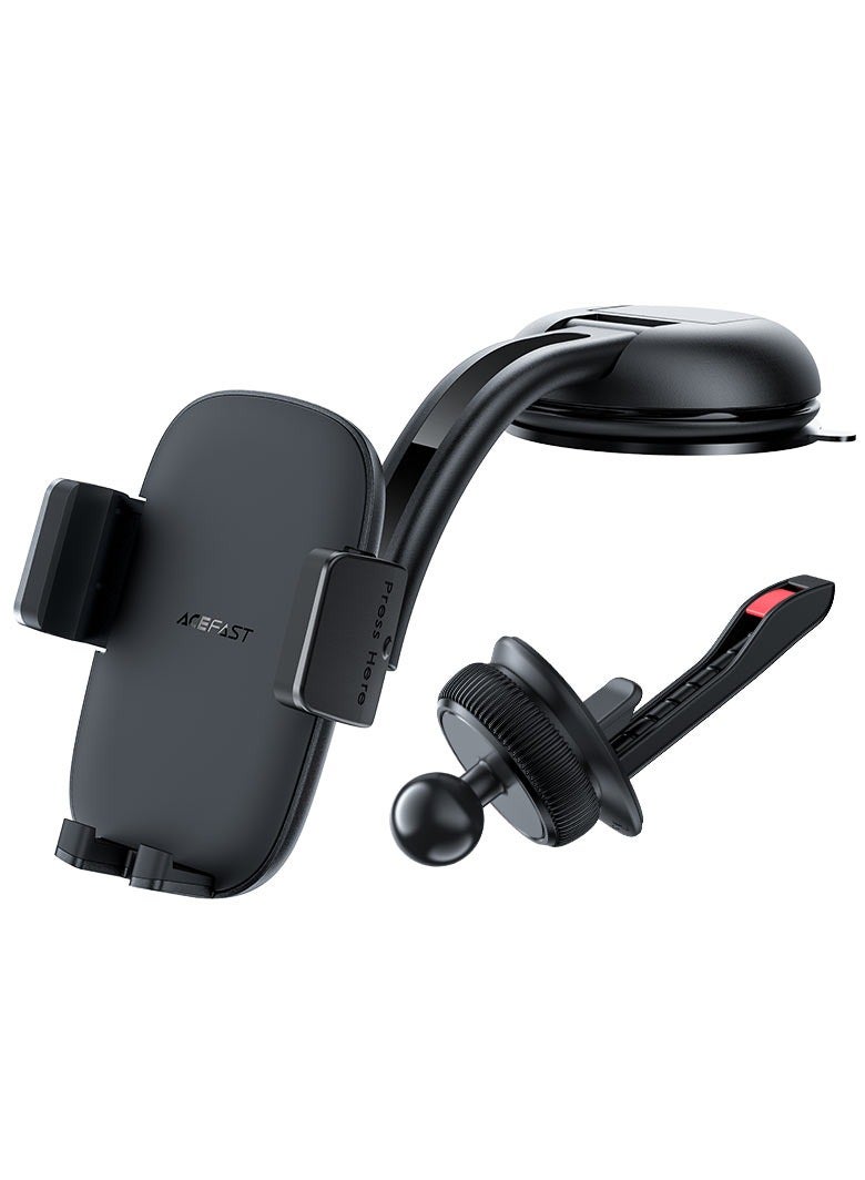 ACEFAST D5 Multi-Function Air Vent Electric Car Holder Black - Image 1