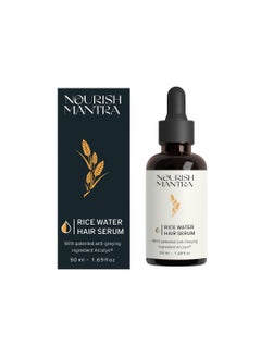 NOURISH MANTRA Nourish Mantra Anti Greying Rice Water Serum with Rice Water Arcolys Fenugreek ExtractAging Signs  - Image 1