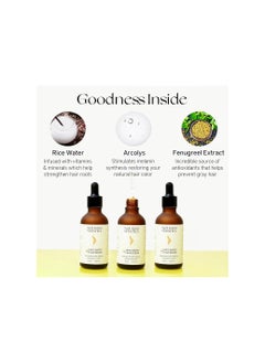 NOURISH MANTRA Nourish Mantra Anti Greying Rice Water Serum with Rice Water Arcolys Fenugreek ExtractAging Signs  - Image 2