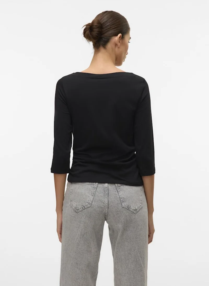 VERO MODA 3/4 Sleeve Basic Top